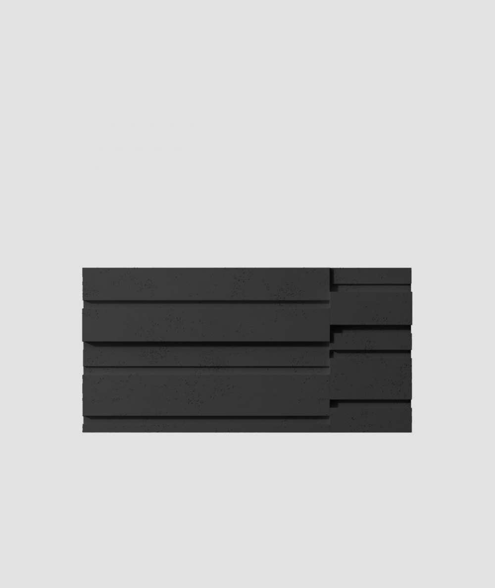 VT - PB13 (B15 czarny) KOD - panel dekor 3D beton architektoniczny
