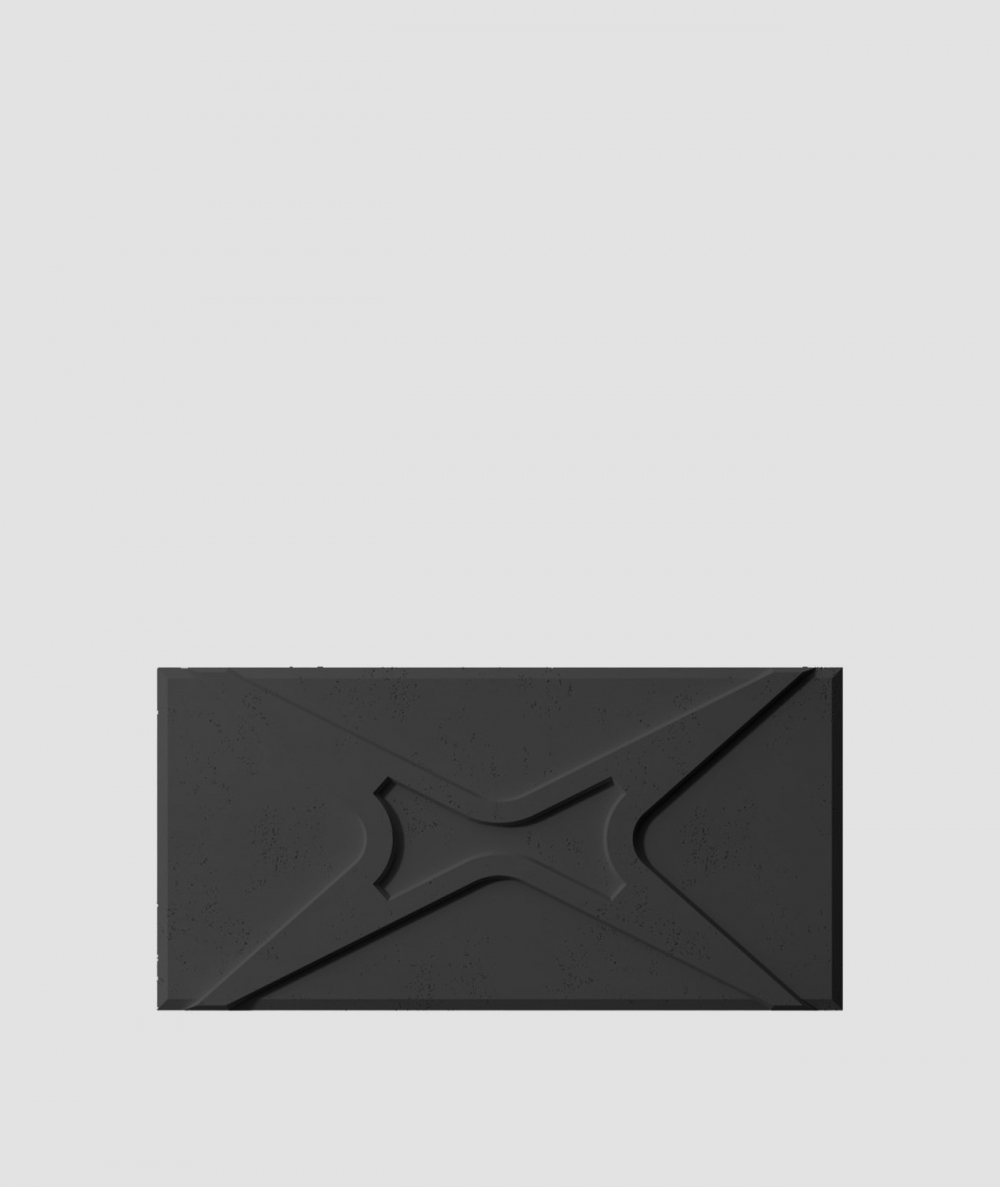 VT - PB17 (B15 black) MODULE X - 3D architectural concrete decor panel