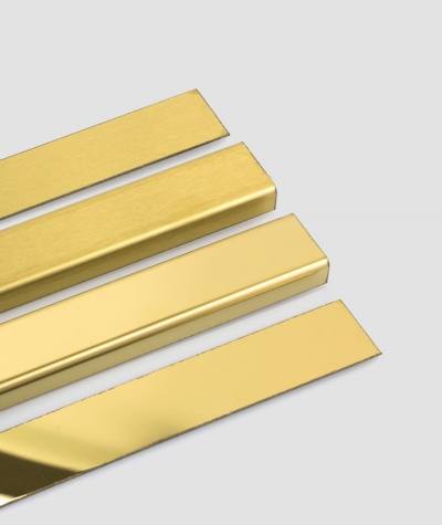 SM - (matte gold) - steel decorative strip C