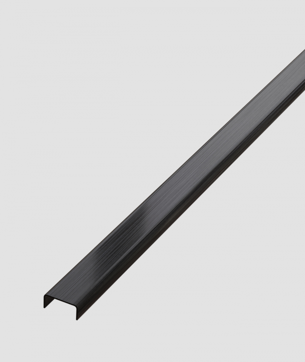 SM - (matte black) - steel decorative strip C