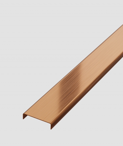 SM - (matte copper) - steel decorative strip C