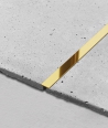 SM - (złoty połysk) - stalowa listwa dekoracyjna płaska