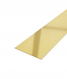 SM - (matte gold) - steel decorative strip flat