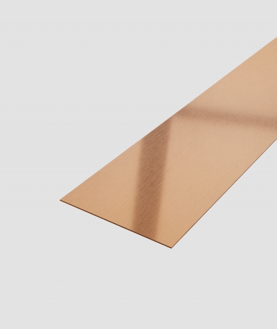 SM - (matte copper) - steel decorative strip flat
