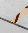 SM - (miedziany połysk) - stalowa listwa dekoracyjna płaska