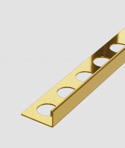 SM - (glossy gold) - steel decorative strip J