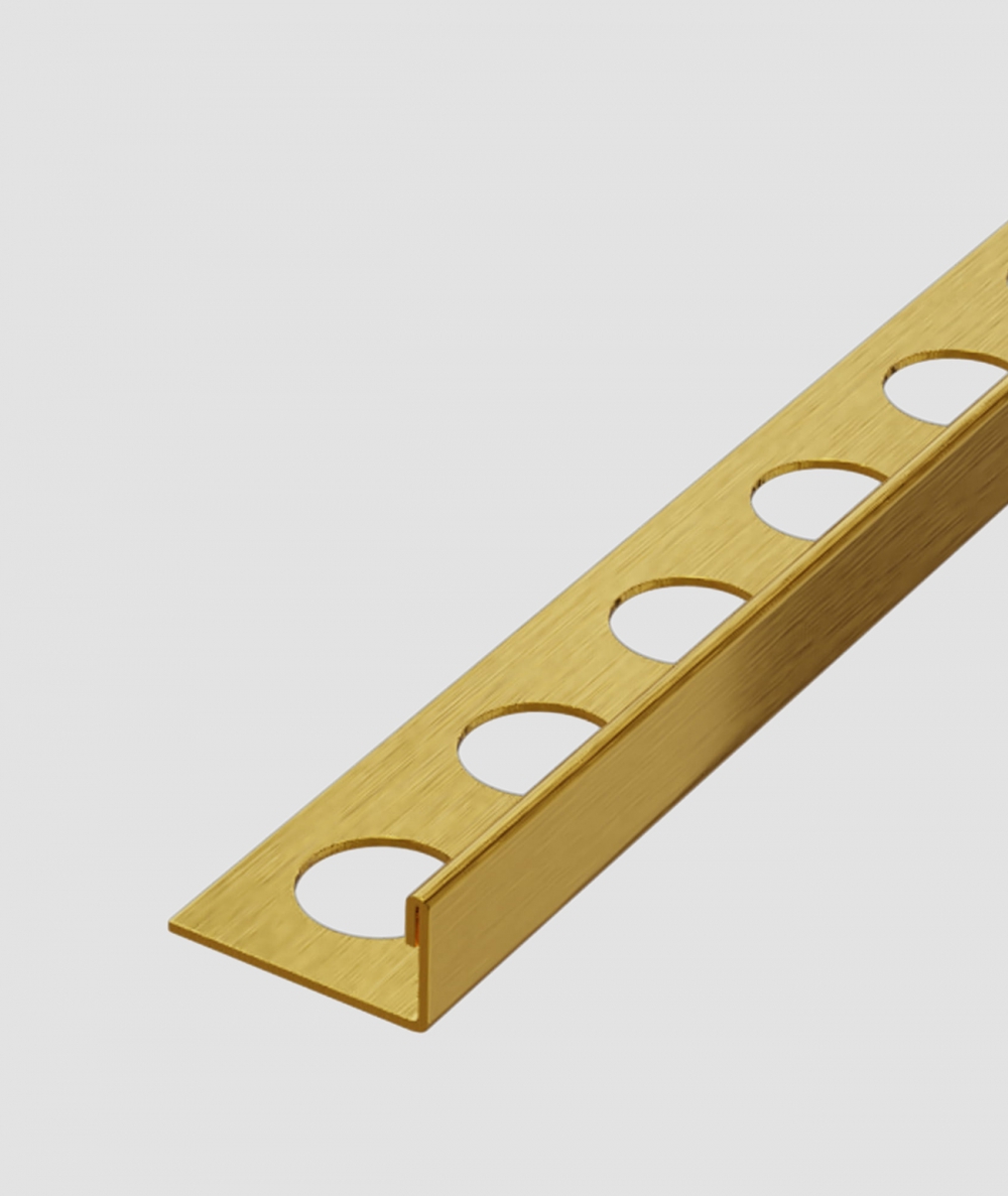 SM - (matte gold) - steel decorative strip J