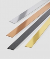 SM - (glossy copper) - steel decorative strip flat