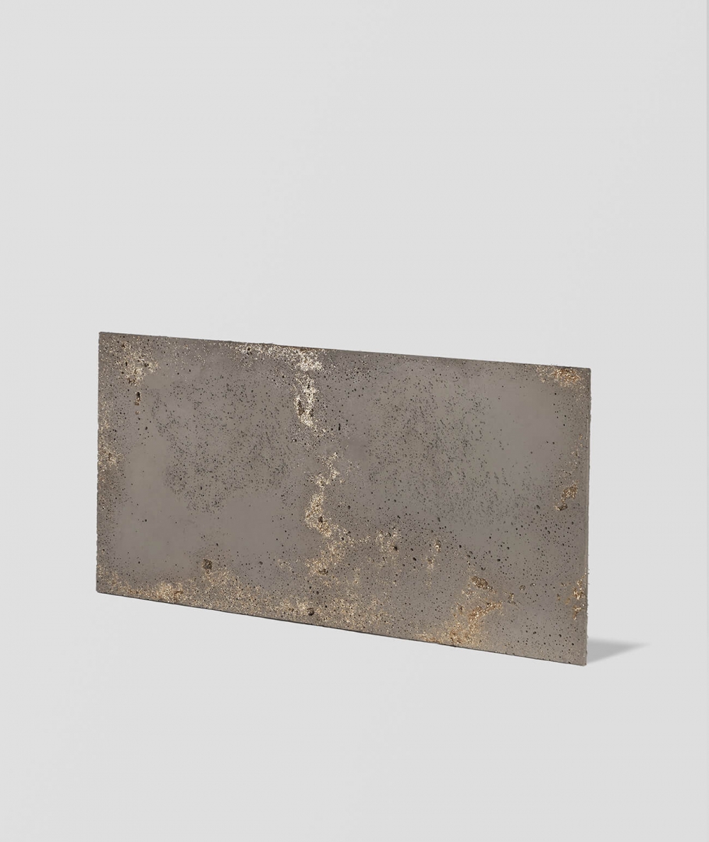 DS - (brązowy, złote kruszywo) - płyta beton architektoniczny ultralekka