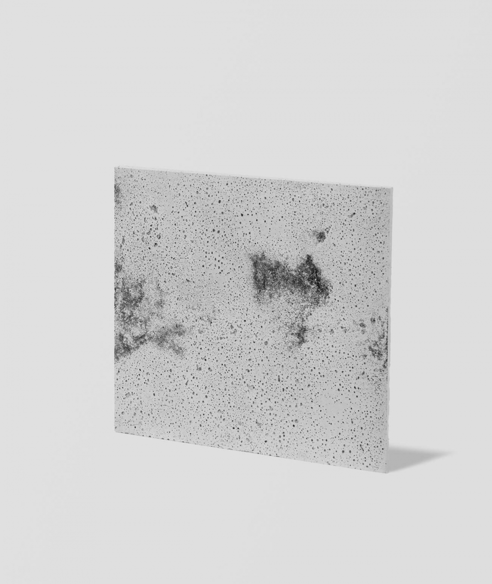 DS - (jasny popiel, czarne kruszywo) - płyta beton architektoniczny GRC ultralekka