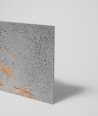 DS (ciemny popiel, złote kruszywo) - płyta beton architektoniczny GRC ultralekka