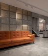 BLOOKi - beton naturalny, panel 3D na ścianę z oświetleniem
