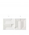 VT - PB26 (BS śnieżno biały) Ori - panel dekor 3D beton architektoniczny