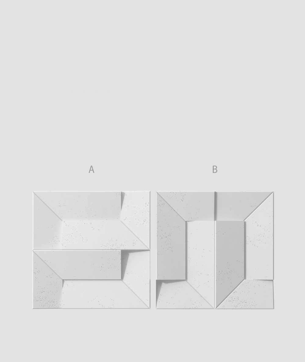 VT - PB26 (S50 light gray - mouse) Ori - 3D architectural concrete decor panel