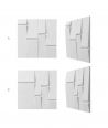 VT - PB25 (S50 jasny szary - mysi) Tekt - panel dekor 3D beton architektoniczny