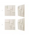 VT - PB25 (KS ivory) Tekt - 3D architectural concrete decor panel
