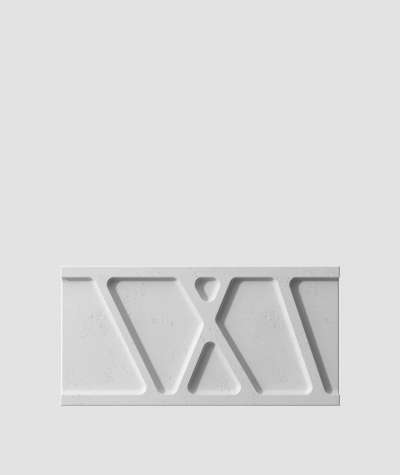 VT - PB24 (S96 ciemny szary) Moduł W- panel dekor 3D beton architektoniczny