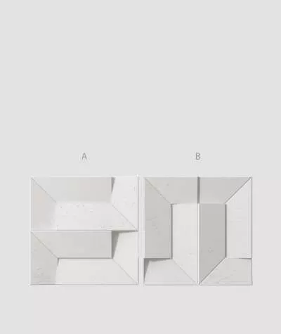 VT - PB26 (S95 light gray - dove) Ori - 3D architectural concrete decor panel