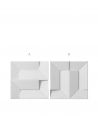 VT - PB26 (S50 jasny szary - mysi) Ori - panel dekor 3D beton architektoniczny