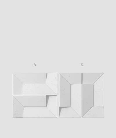 VT - PB26 (B1 siwo biały) Ori - panel dekor 3D beton architektoniczny
