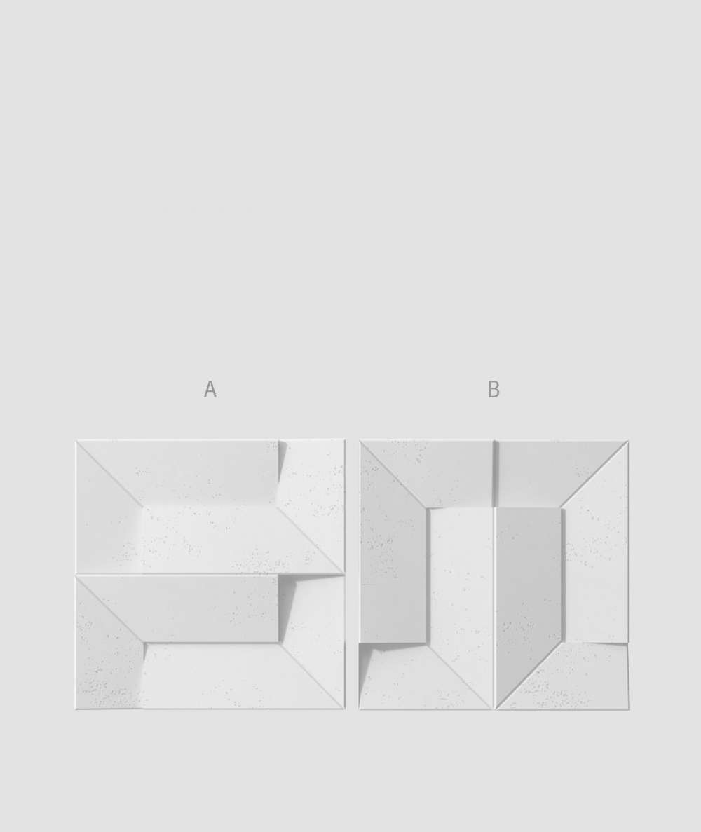 VT - PB26 (B1 gray white) Ori - 3D architectural concrete decor panel