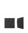 VT - PB25 (B15 czarny) Tekt - panel dekor 3D beton architektoniczny