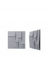 VT - PB25 (B8 anthracite) Tekt - 3D architectural concrete decor panel