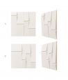 VT - PB25 (B0 biały) Tekt - panel dekor 3D beton architektoniczny