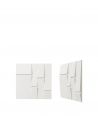 VT - PB25 (BS śnieżno biały) Tekt - panel dekor 3D beton architektoniczny