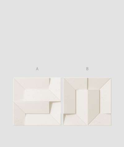VT - PB26 (B0 biały) Ori - panel dekor 3D beton architektoniczny