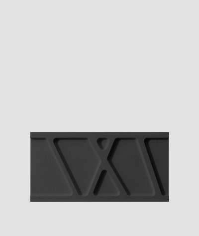 VT - PB24 (B15 czarny) Moduł W- panel dekor 3D beton architektoniczny
