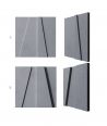 VT - PB10 (B8 anthracite) MOSAIC - 3D architectural concrete decor panel