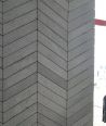 VT - PB35 (S50 light gray - mouse) HERRINGBONE - architectural concrete decor panel