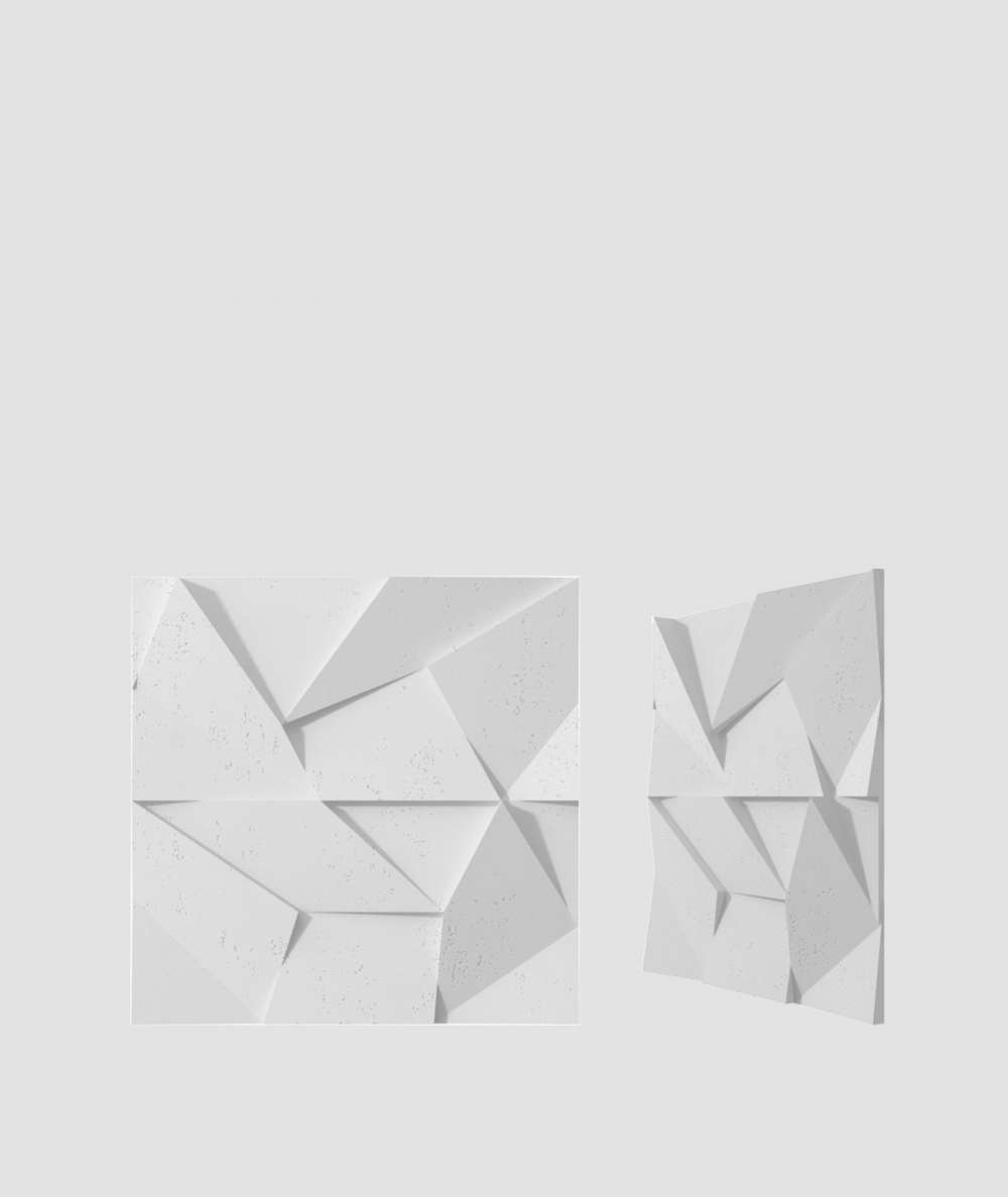 VT - PB06 (B1 gray white) ORIGAMI - 3D architectural concrete decor panel