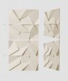VT - PB06 (KS ivory) ORIGAMI - 3D architectural concrete decor panel