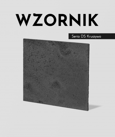Wzornik DS - (grafitowy, czarne kruszywo, duża porowatość) - płyta beton architektoniczny ultralekka