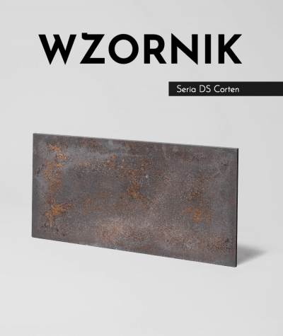 Wzornik DS - (antracyt corten, średnia porowatość) - płyta beton architektoniczny ultralekka