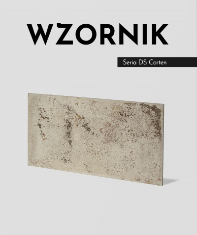 Sampler DS (cappuccino corten, medium porosity) - architectural concrete slab ultralight