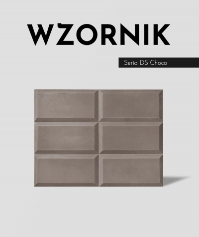 Wzornik DS Choco (brązowy) - beton architektoniczny