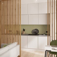 Lamele drewniane to rozwiązanie nie tylko na całą ścianę - mogą też tworzyć ściankę działową, np. między otwartą kuchnią a salonem 🥰To idealne rozwiązanie by wydzielić pomieszczenia nie tracąc dostępu do światła dziennego ♥️---Więcej inspiracji znajdziecie w zakładce ARANŻACJE na weneve.com 💎⁠#lamele #drewniane #drewno #wood #panele3d #panelescienne #wooden #poland #design #woodworking #instagood #inspiracje #woodwork #domoweinspiracje⁠ #Home #InteriorDesign #Decor #HomeDecor #wystrojwnetrz #wystrójwnętrz #interiordesign #weneveSKLEP: https://weneve.com/pl/lamele-drewniane/6031-ld-dab-natura-scianka-z-lameli-wolnostojacych-aranzacja-azurowa-3d.html